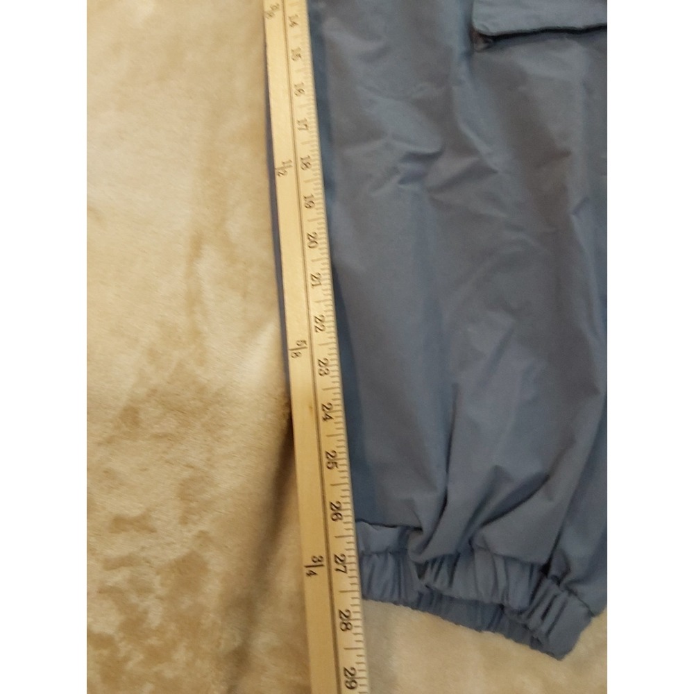 Harper & Ivy Cargo Jogger Pants Womens S Gray Blue Parachute Utility Y2K - Picture 9 of 16